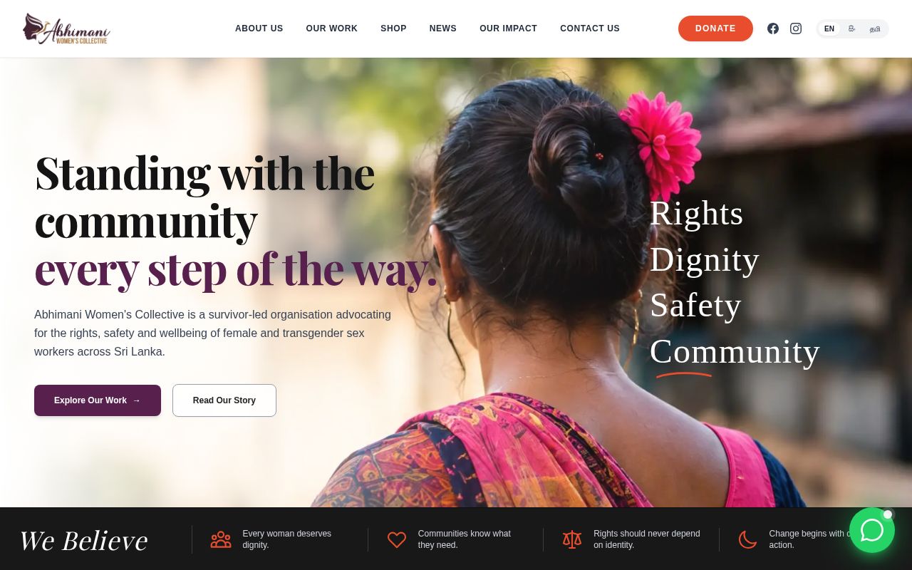 Preview of Abhimani Frontend