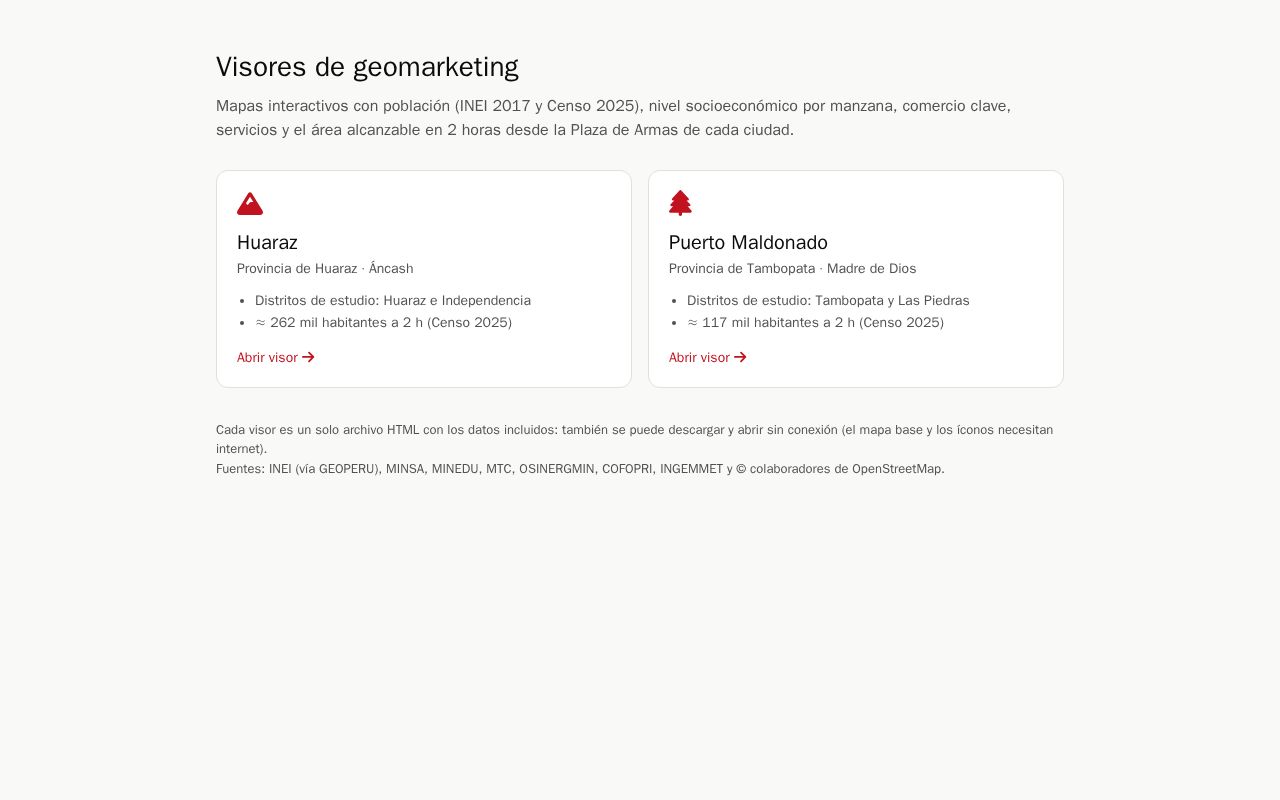 Preview of Geomarketing Visores