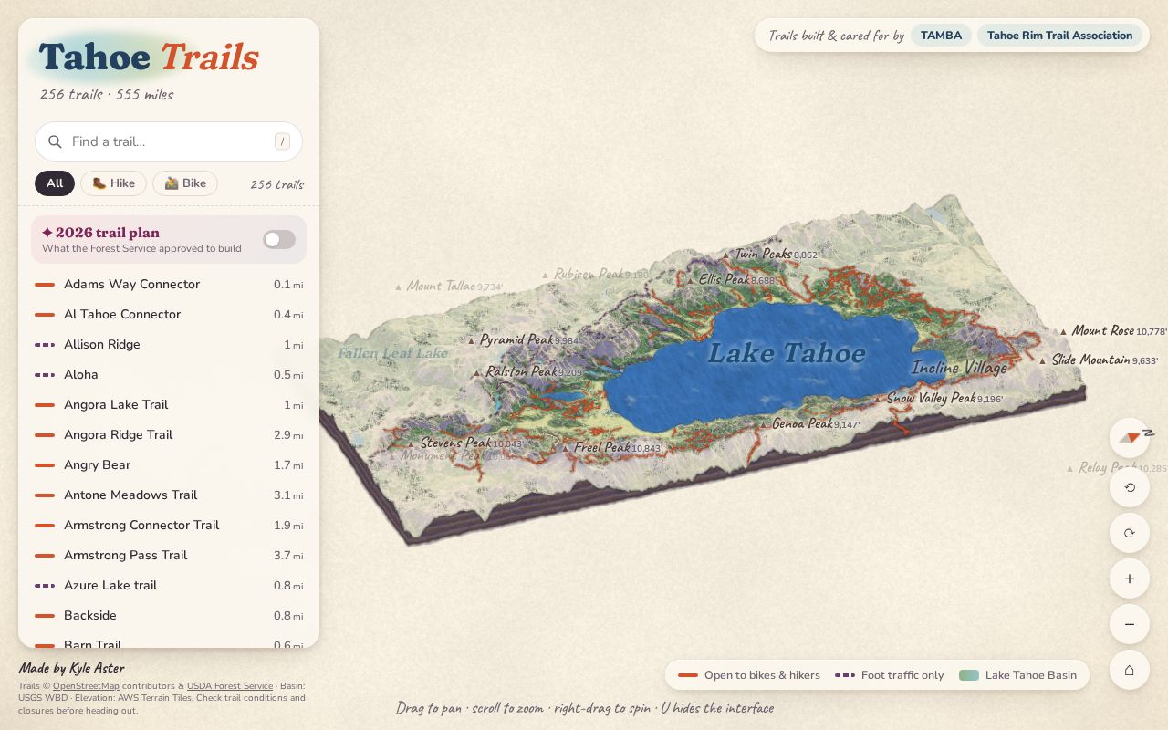 Preview of Tahoe Trails