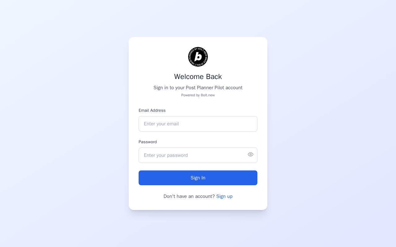 Preview of Post Planner Pilot | AI-Powered Social Media Planner