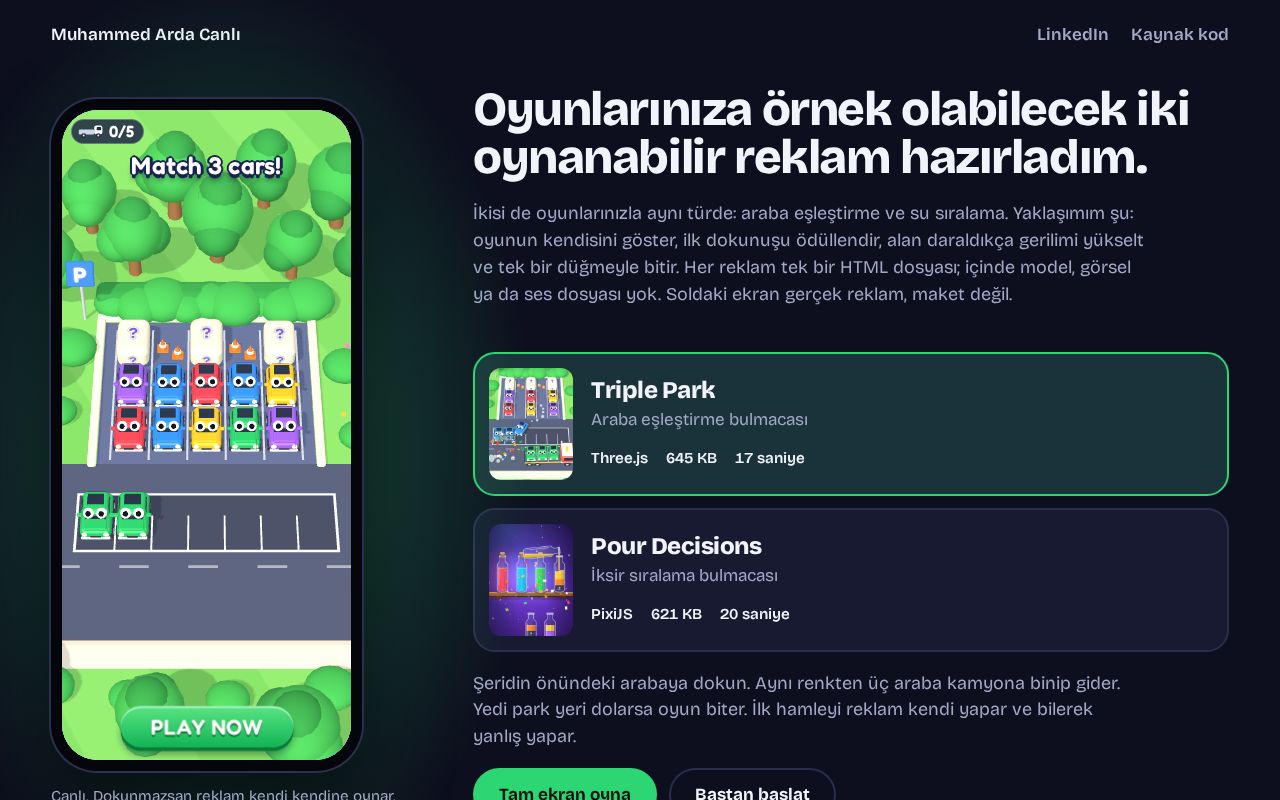 Preview of Playables