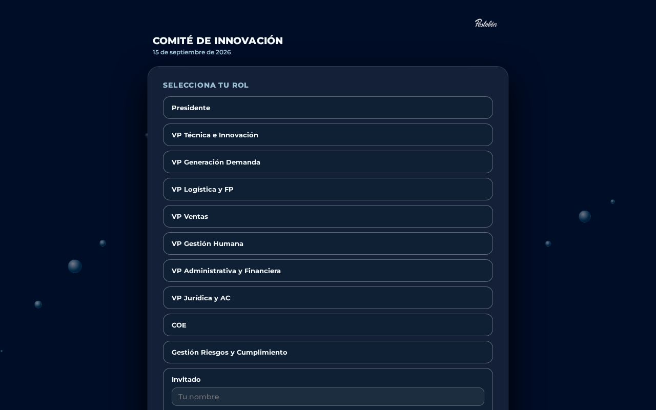 Preview of Herramienta de calificación del Comité de Innovación