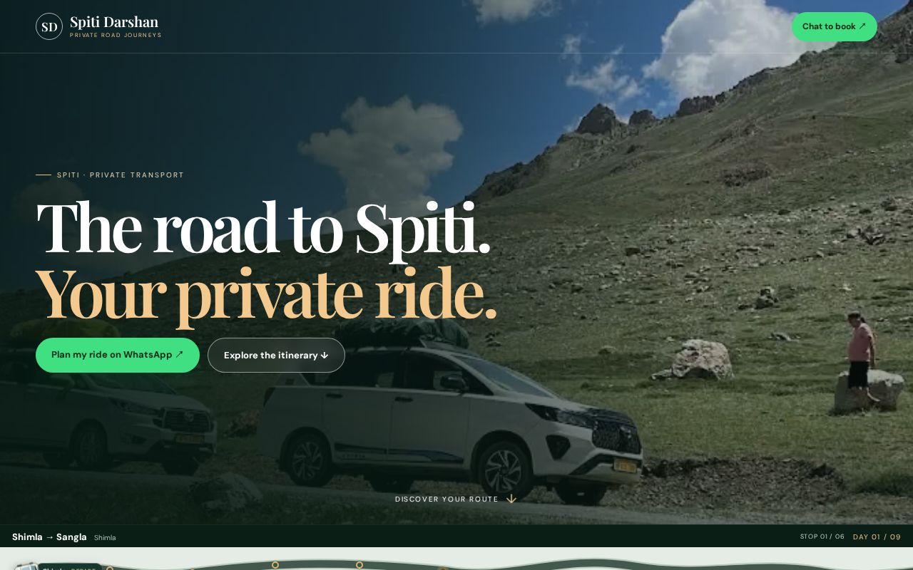 Preview of Spiti Darshan Web