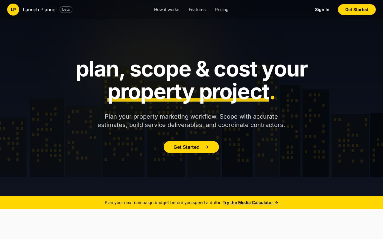 Preview of Launch Planner