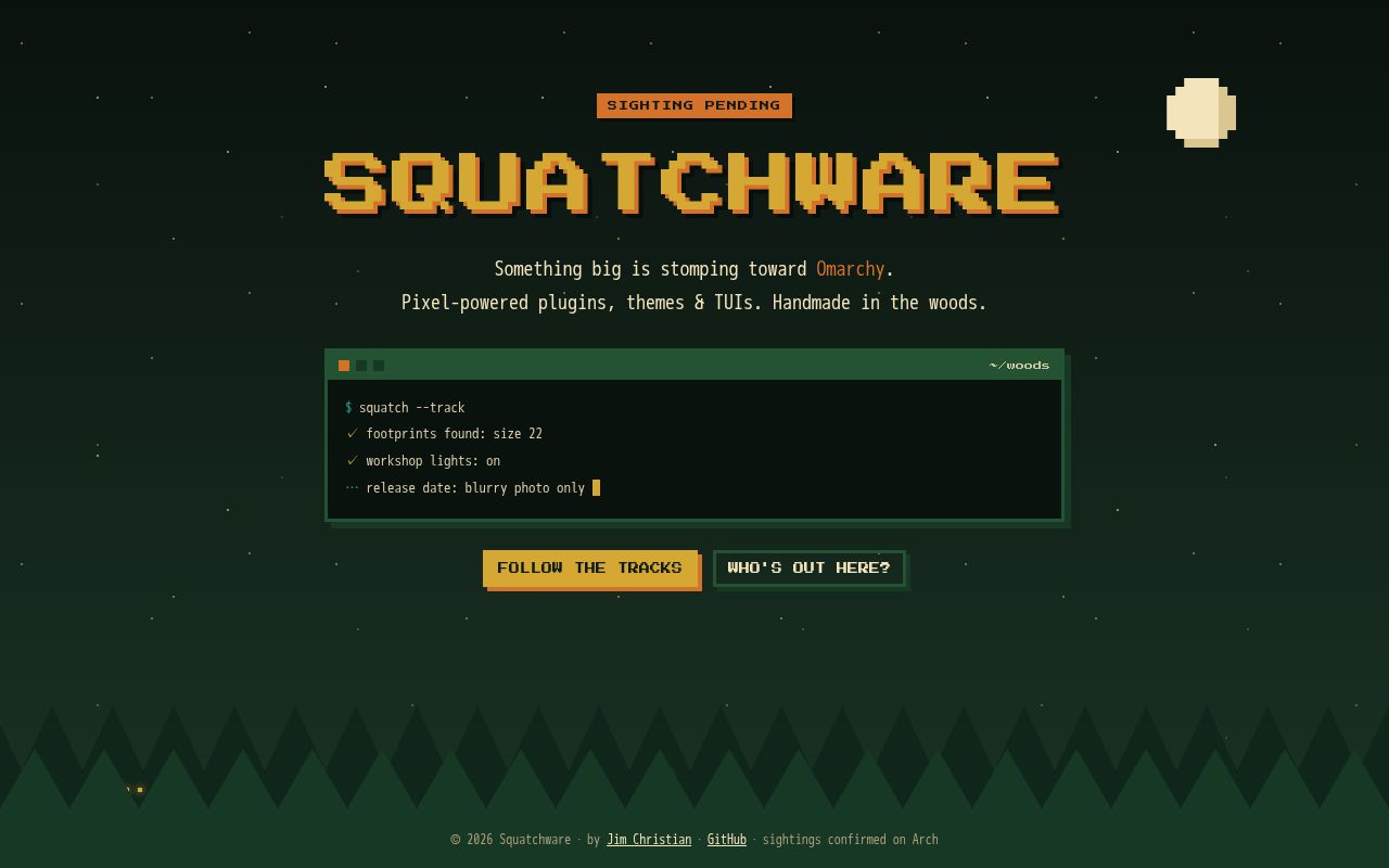 Preview of Omarchy Squatchware Light Theme