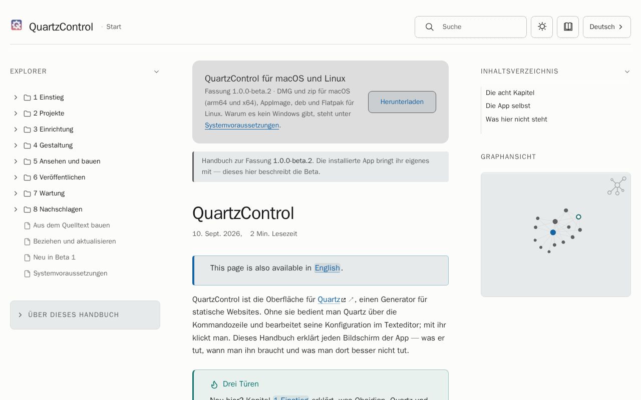 Preview of QuartzControl