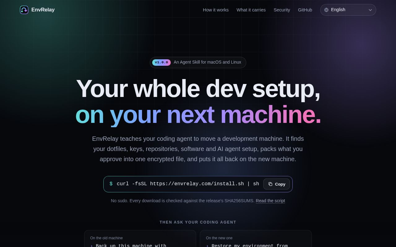 Preview of Envrelay Skill