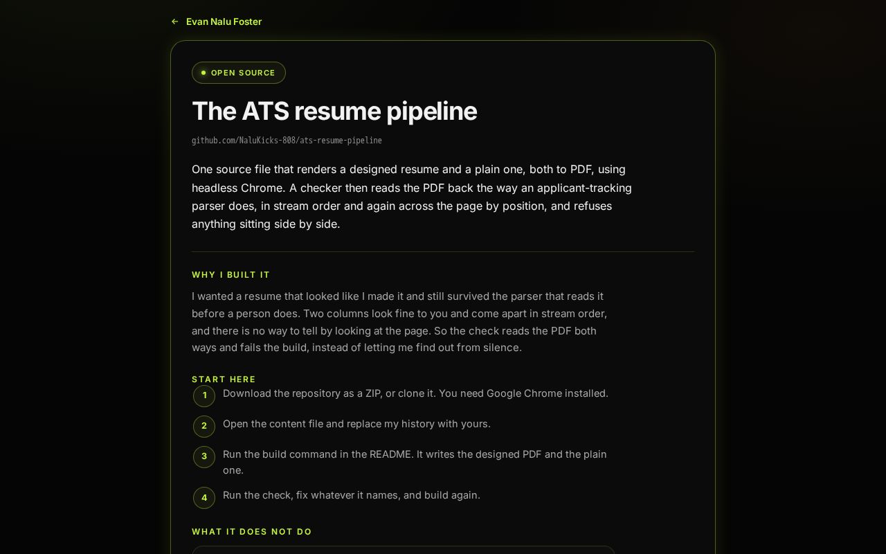 Preview of Ats Resume Pipeline