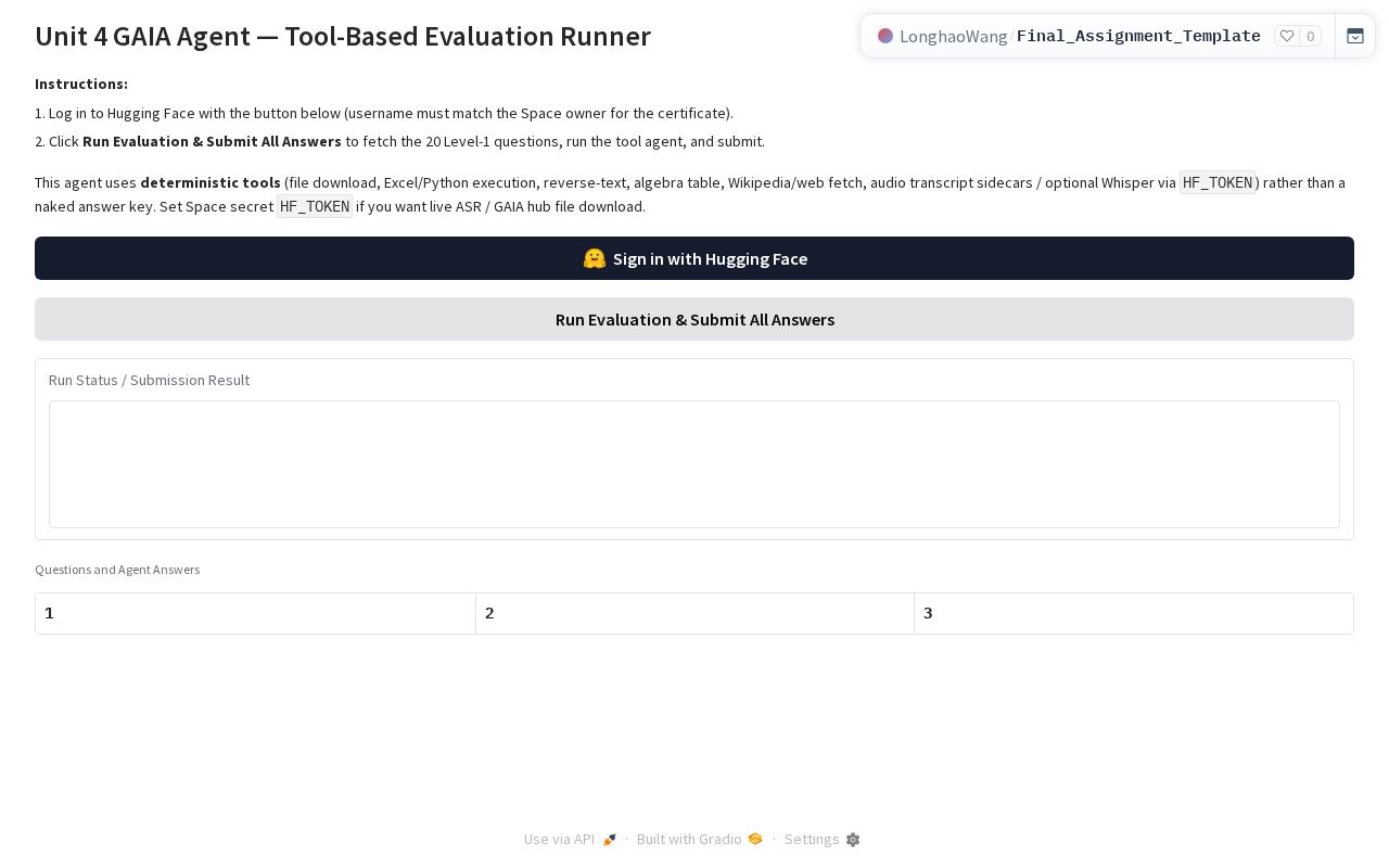 Preview of Final Assignment Template