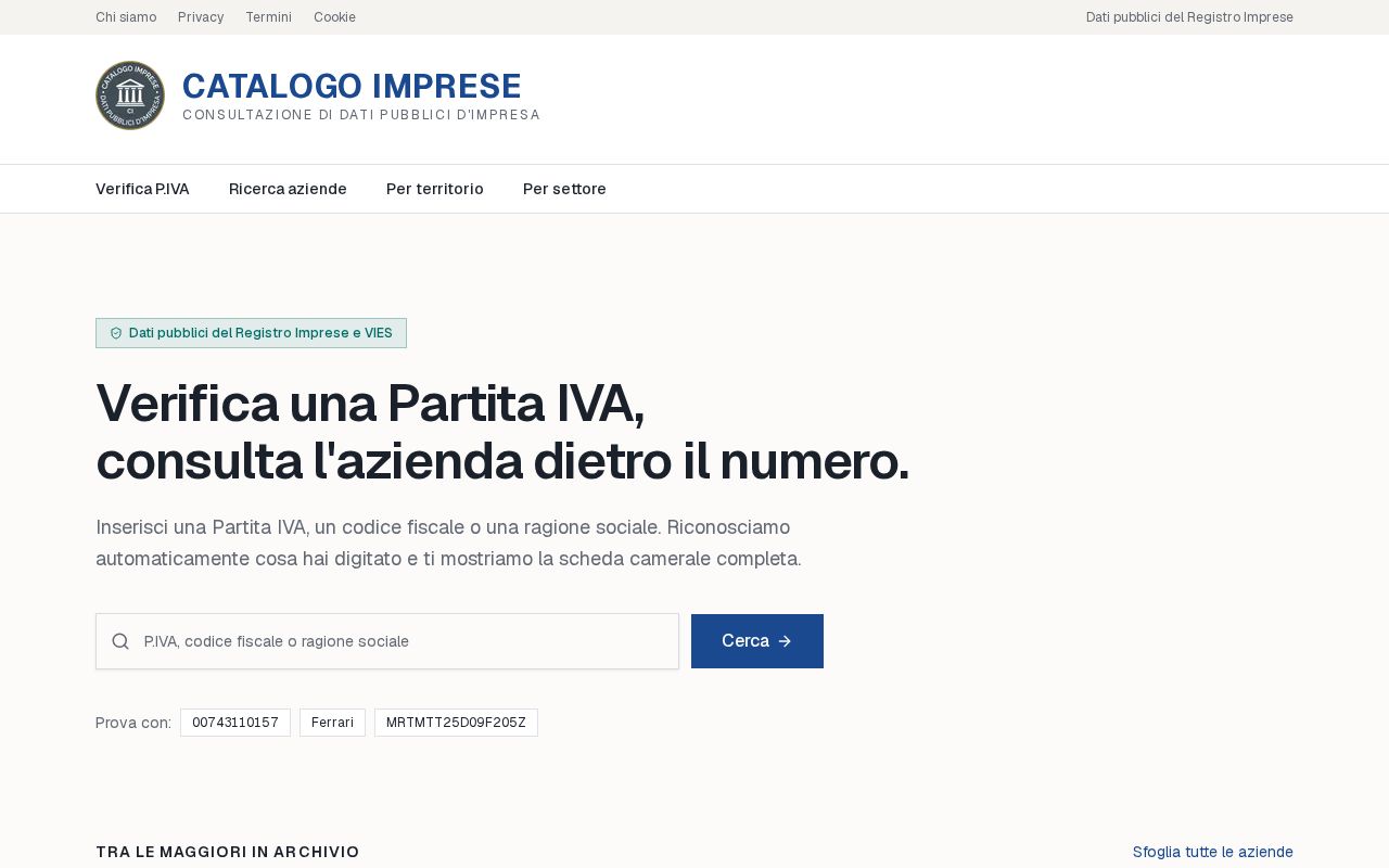 Preview of Ufficio Camerale