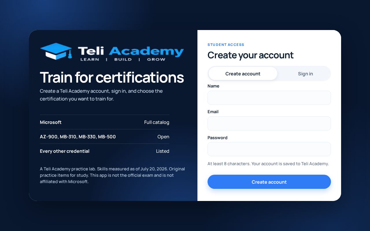 Preview of Cert Test App