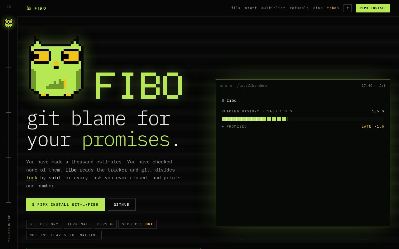 Preview of Fibo Site