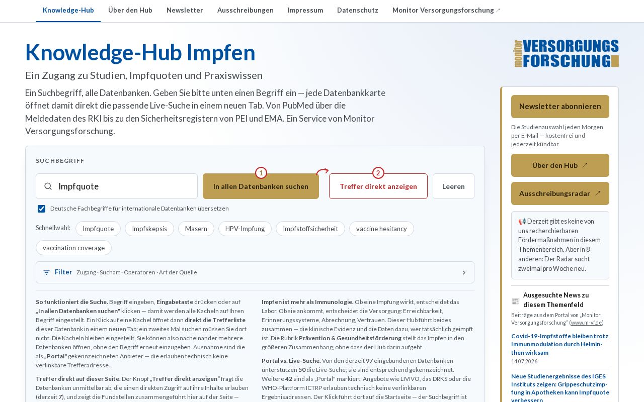 Preview of Knowledge-Hub Impfen & Prävention