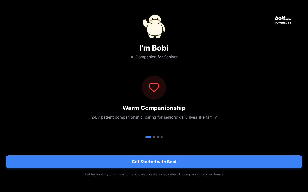 Preview of I'm Bobi - AI Agent for Elderly