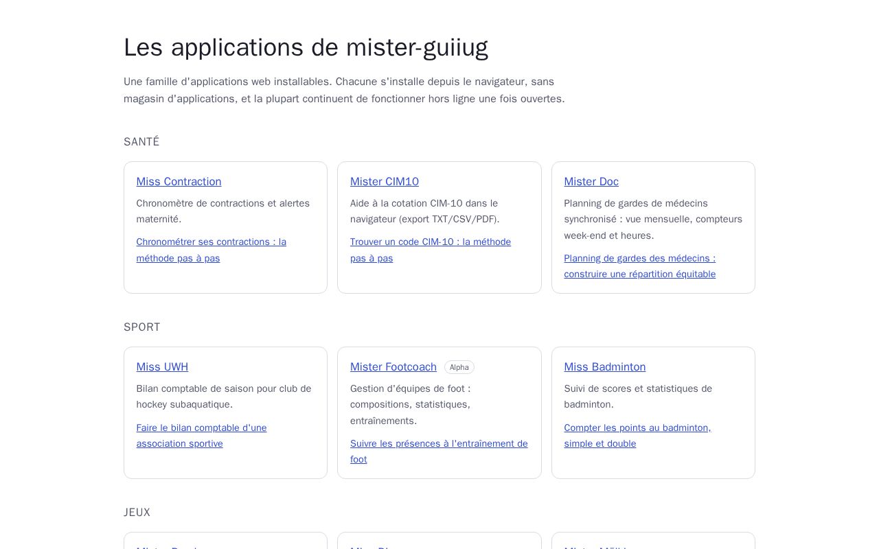 Preview of Mister Guiiug Github Io