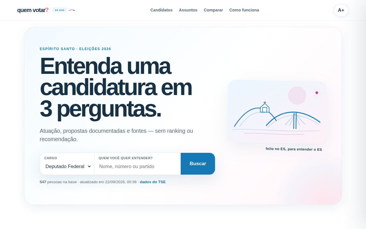 Preview of Quem Votar