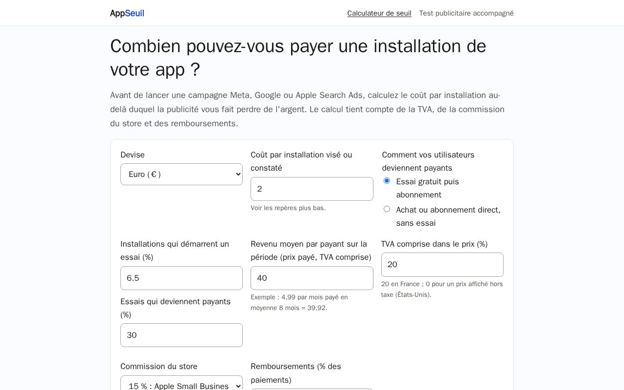 Preview of Test Pub App