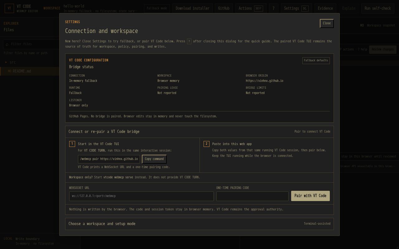 Preview of VT Code