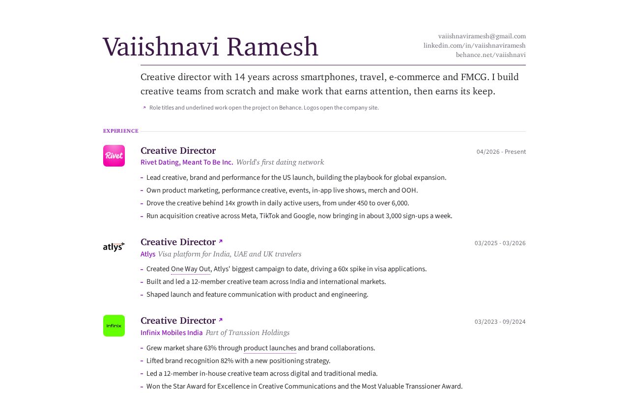 Preview of Vaiishnavi Ramesh