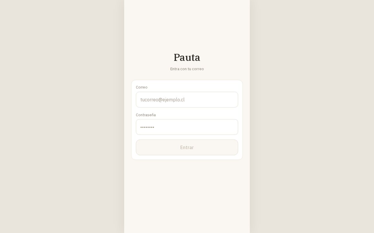 Preview of Pauta