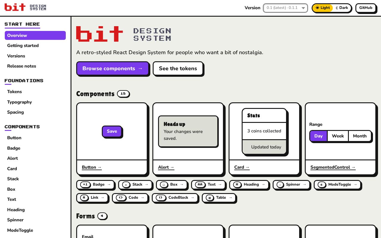 Preview of Bit Design System
