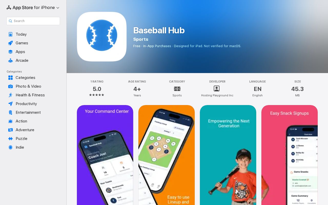 Preview of BaseballHub