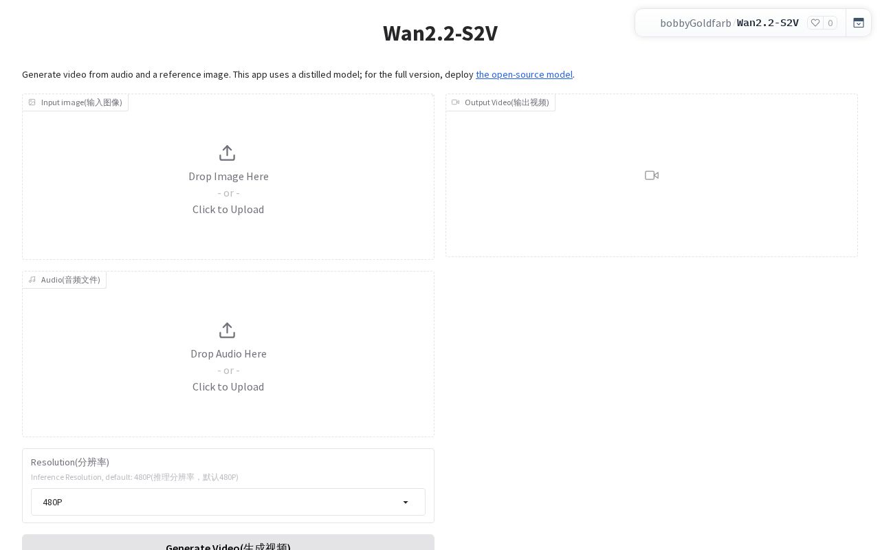 Preview of Wan2.2 S2V