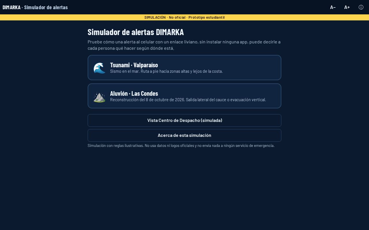 Preview of Dimarka Chile Github Io