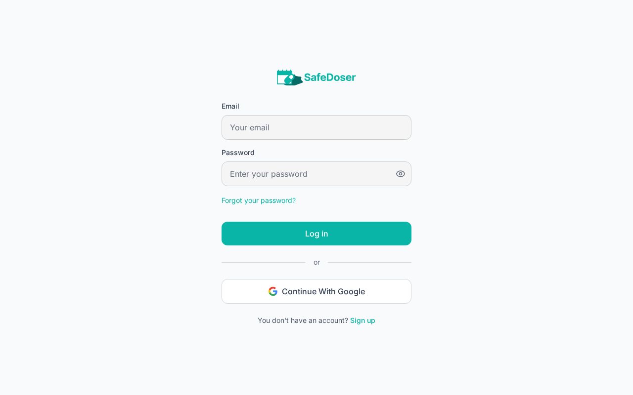 Preview of Safedoser