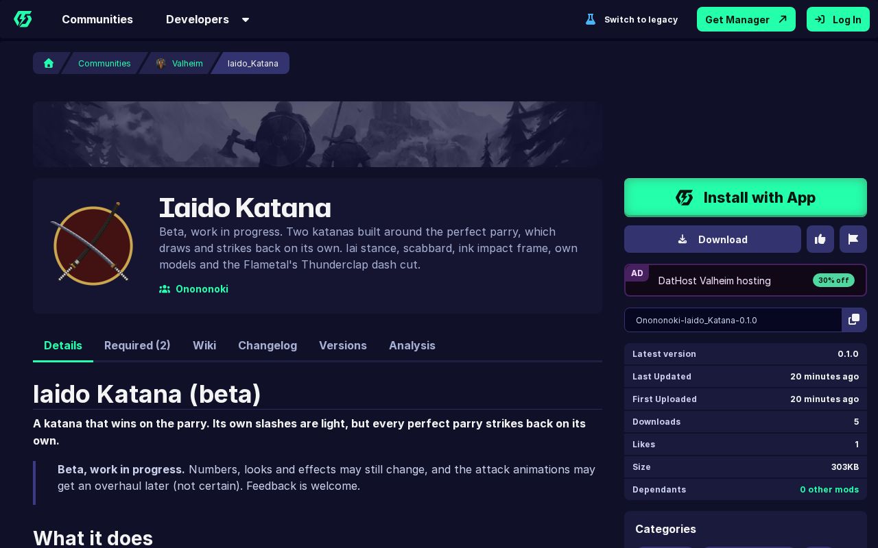 Preview of Iaido Katana