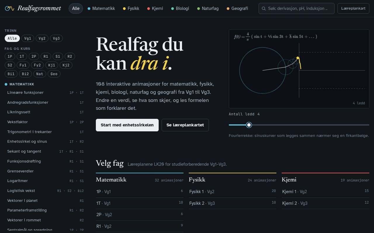 Preview of Realfagsrommet
