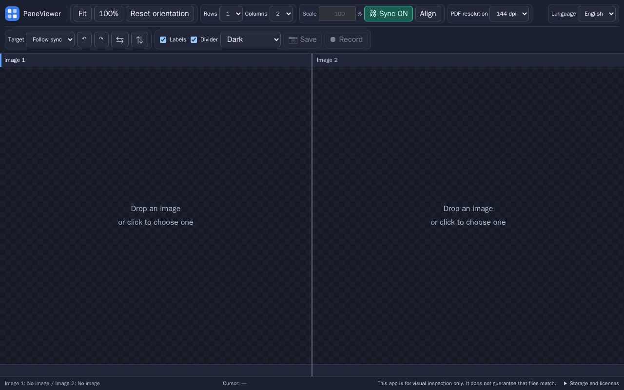 Preview of Pane Viewer