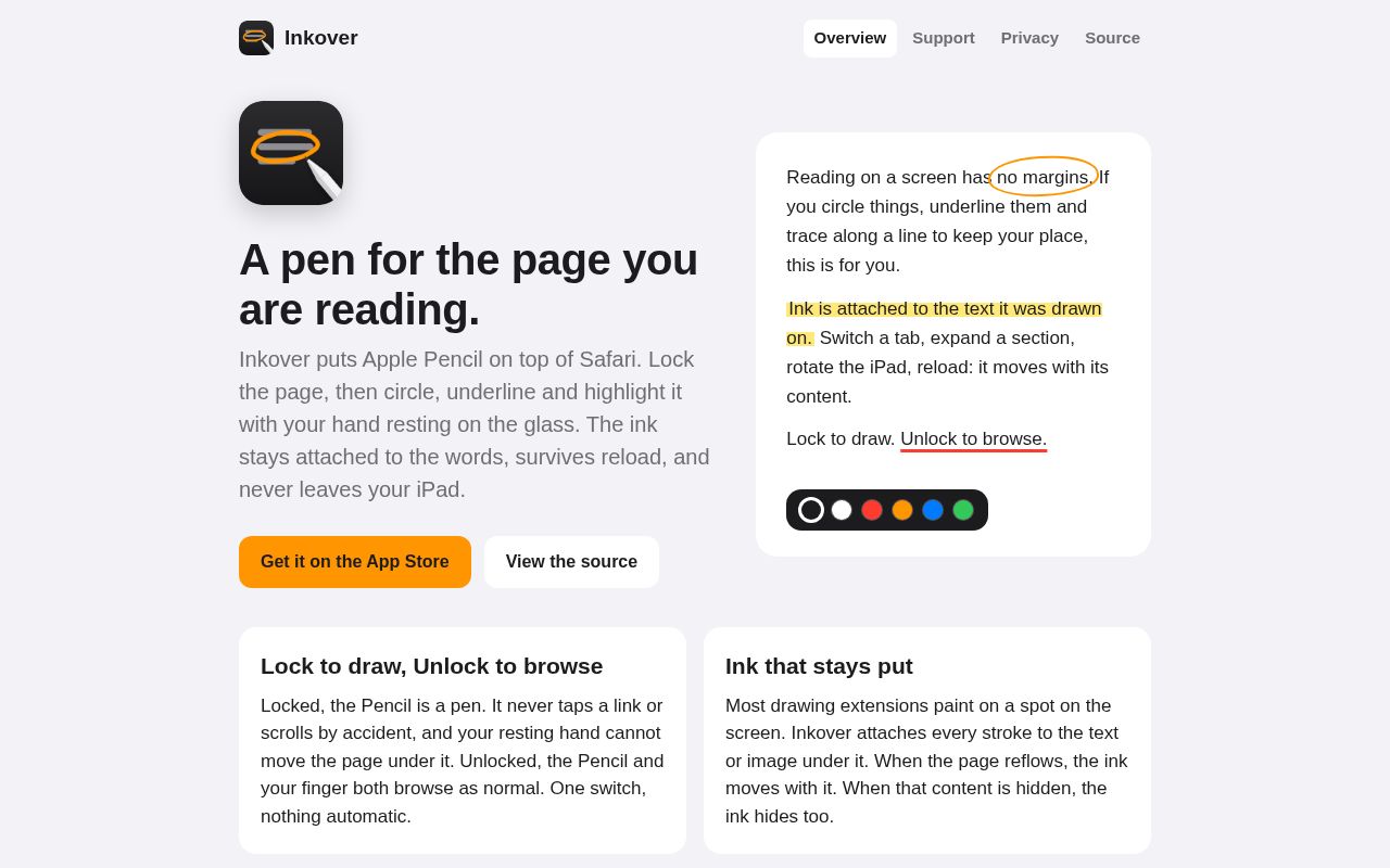 Preview of Inkover