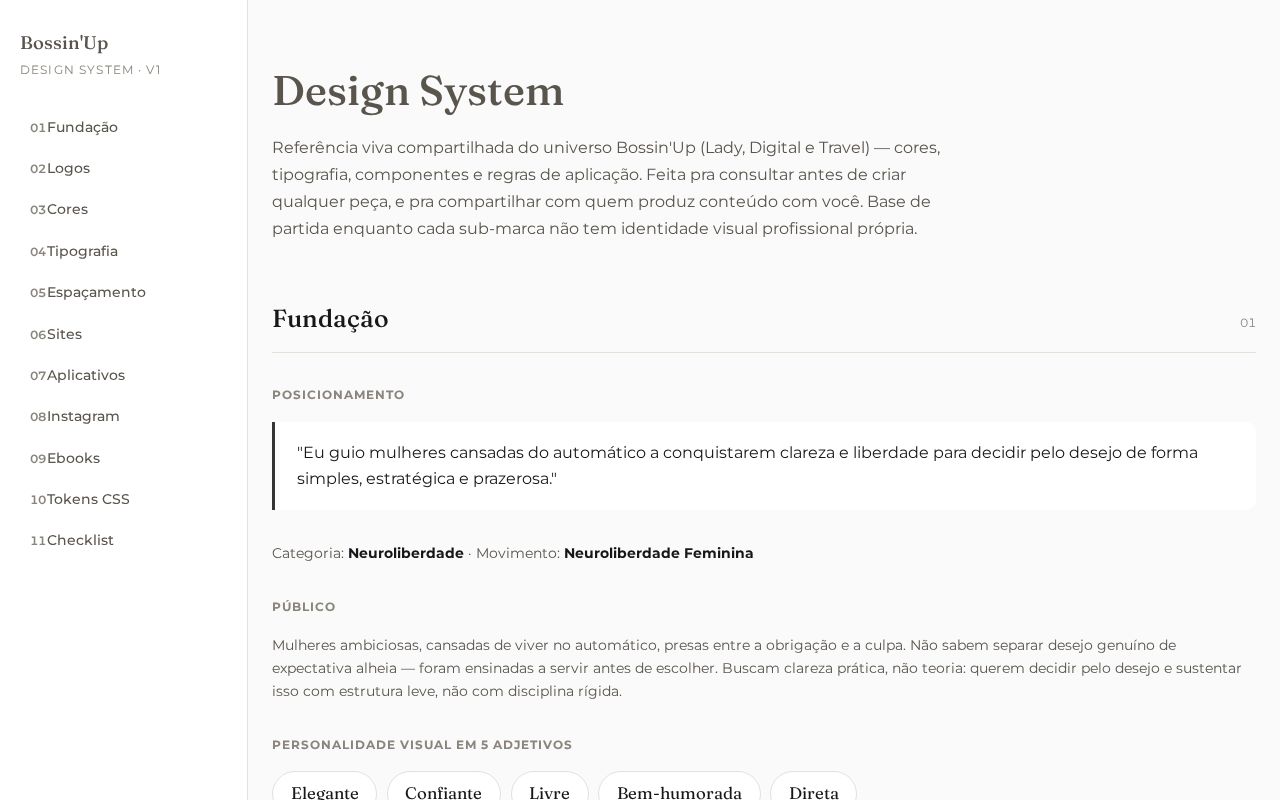 Preview of Bossinup Design System