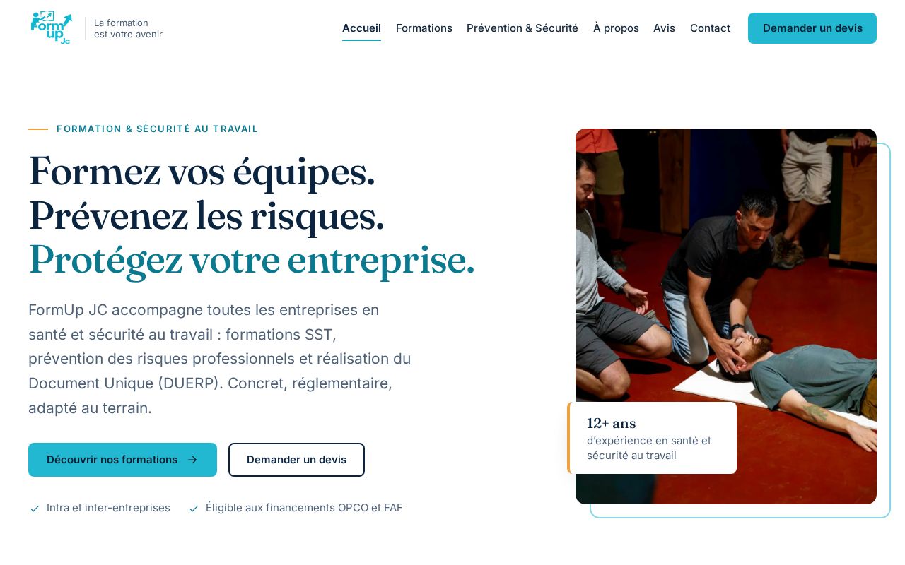 Preview of Formation SST, DUERP et prévention des risques