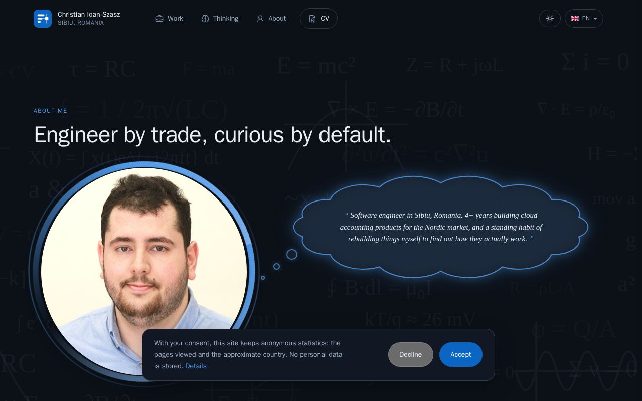 Preview of PortfolioSite