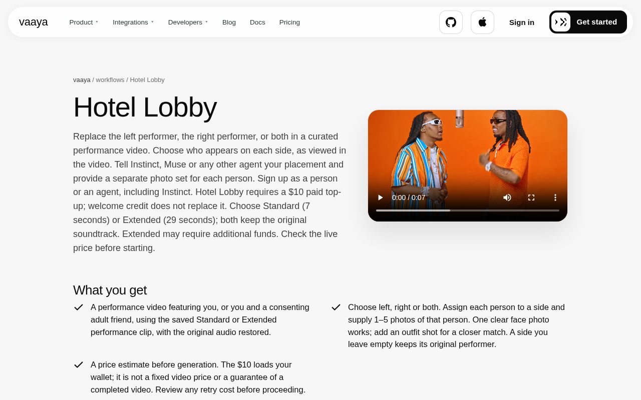 Preview of N8n Nodes Vaaya Hotel Lobby