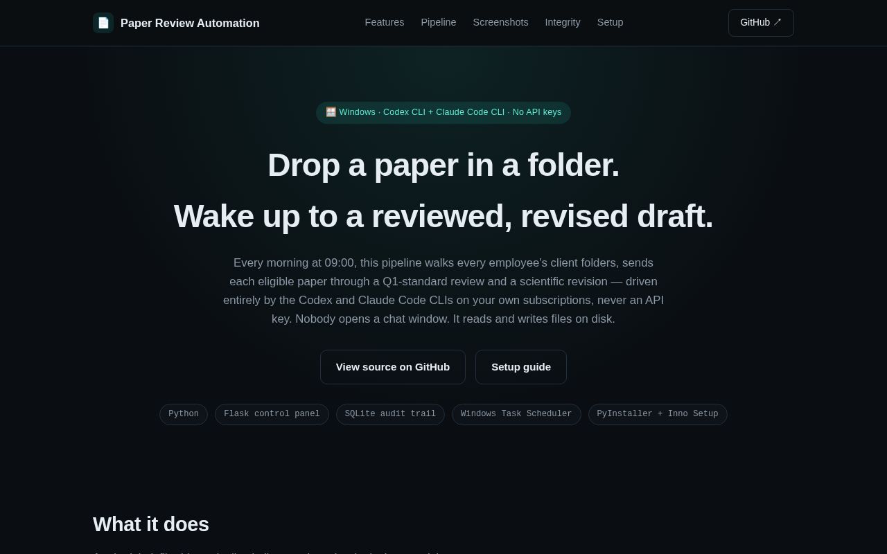Preview of Research Paper Review Revise Automation