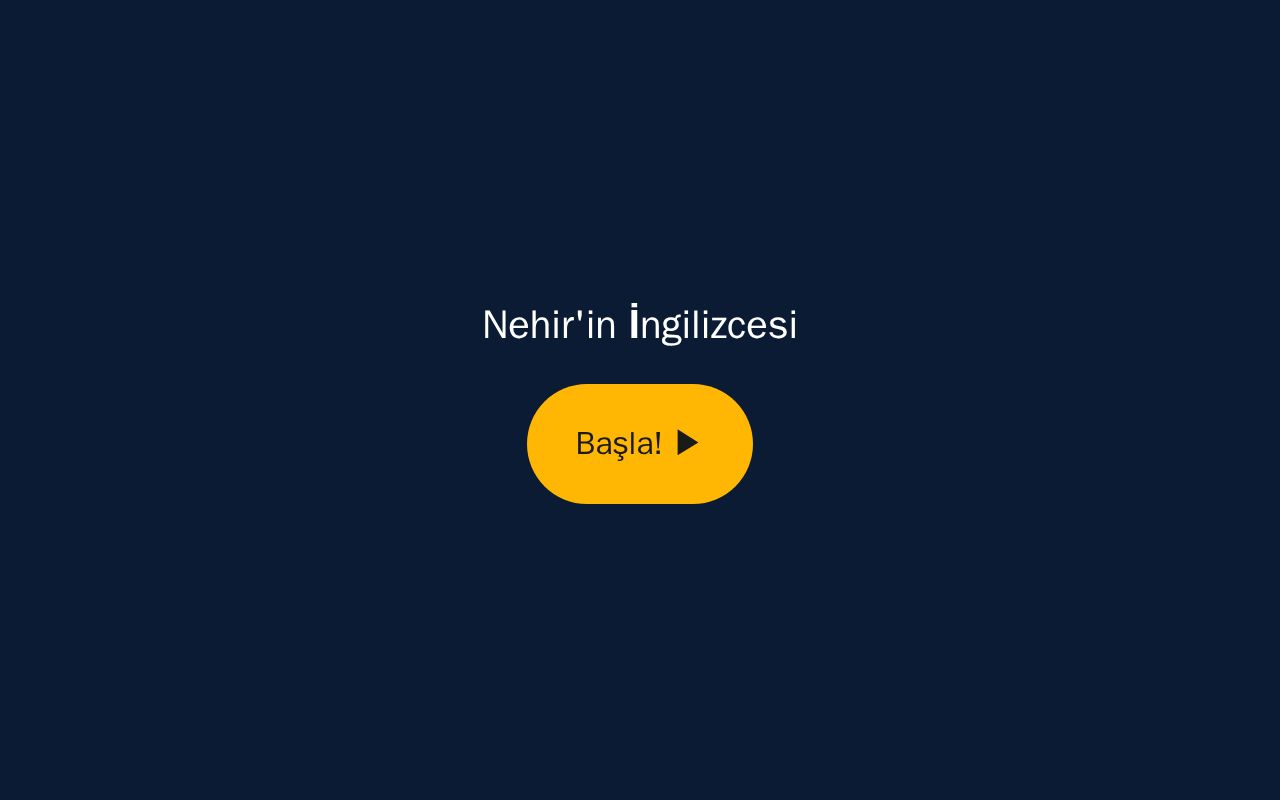 Preview of Nehir Ingilizce