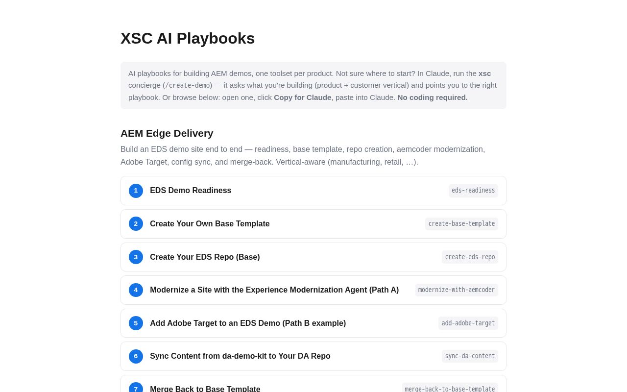 Preview of XSC AI Playbooks