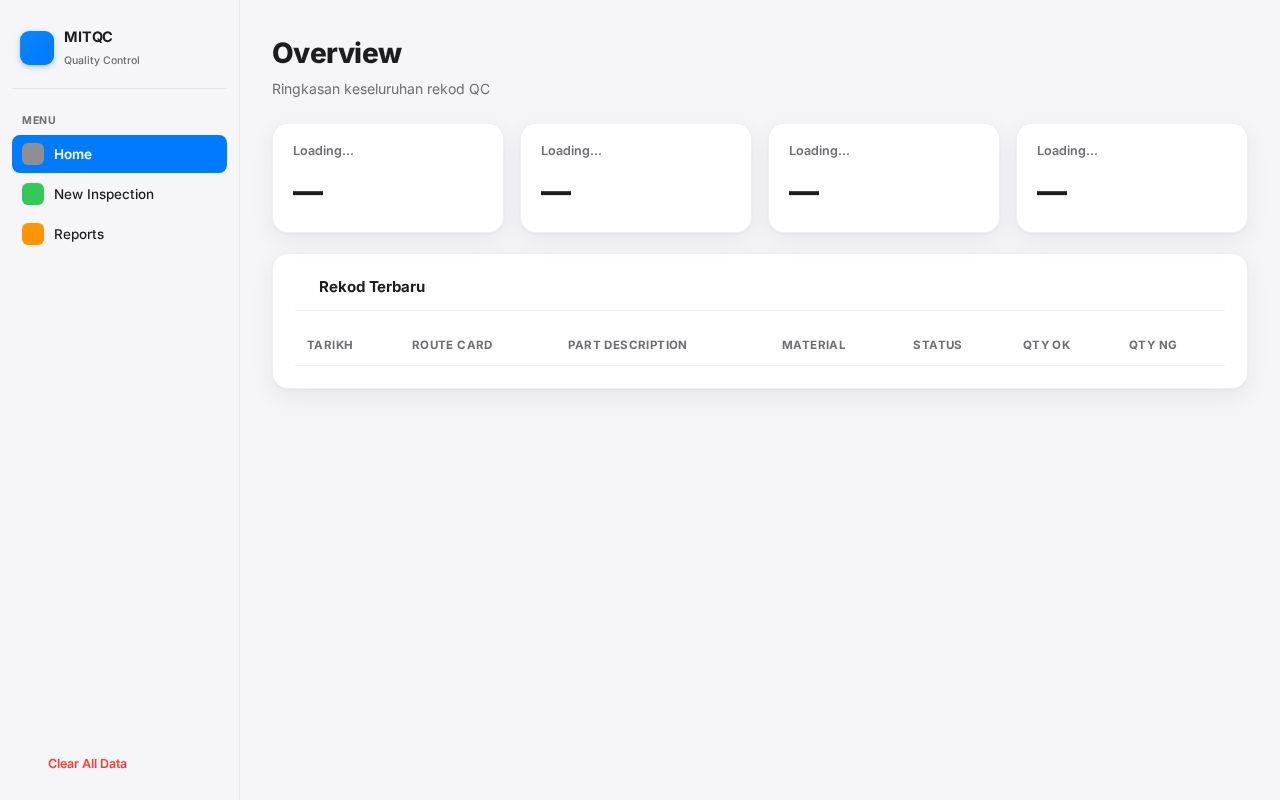 Preview of Internal web app for employees