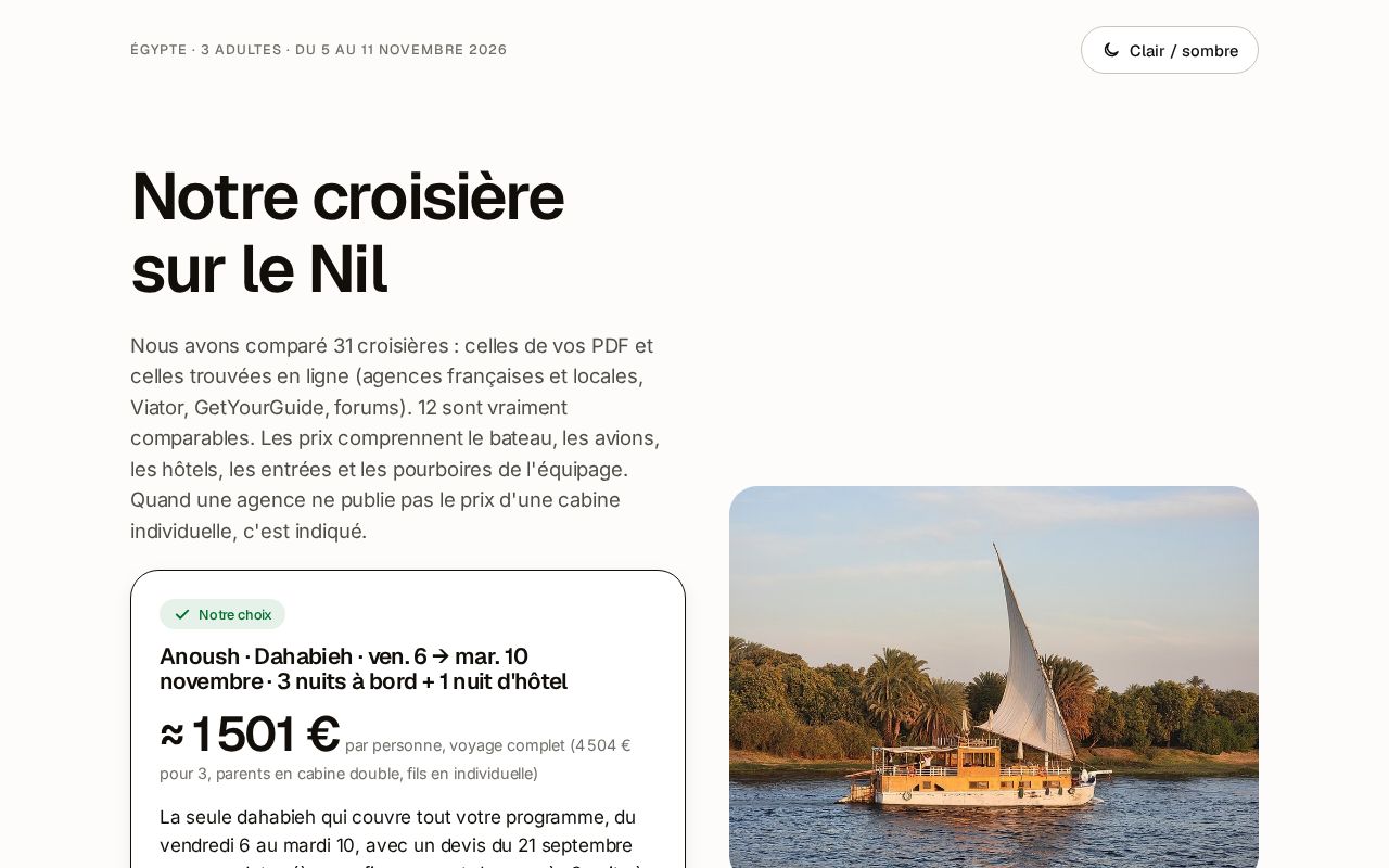 Preview of Croisiere Nil