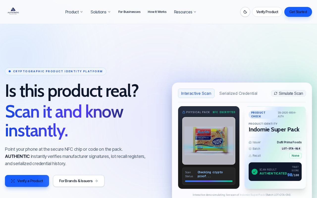 Preview of Authentic Web Platform