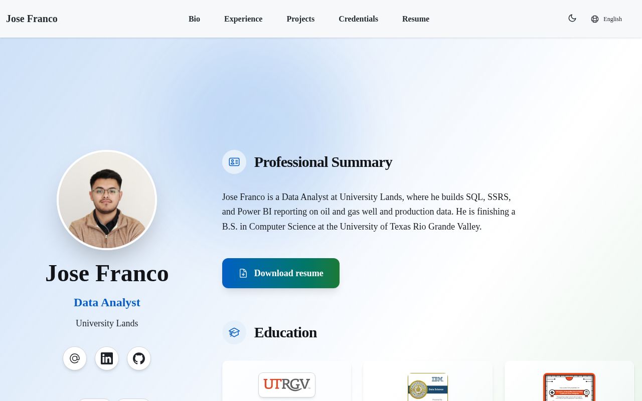 Preview of Academic Cv
