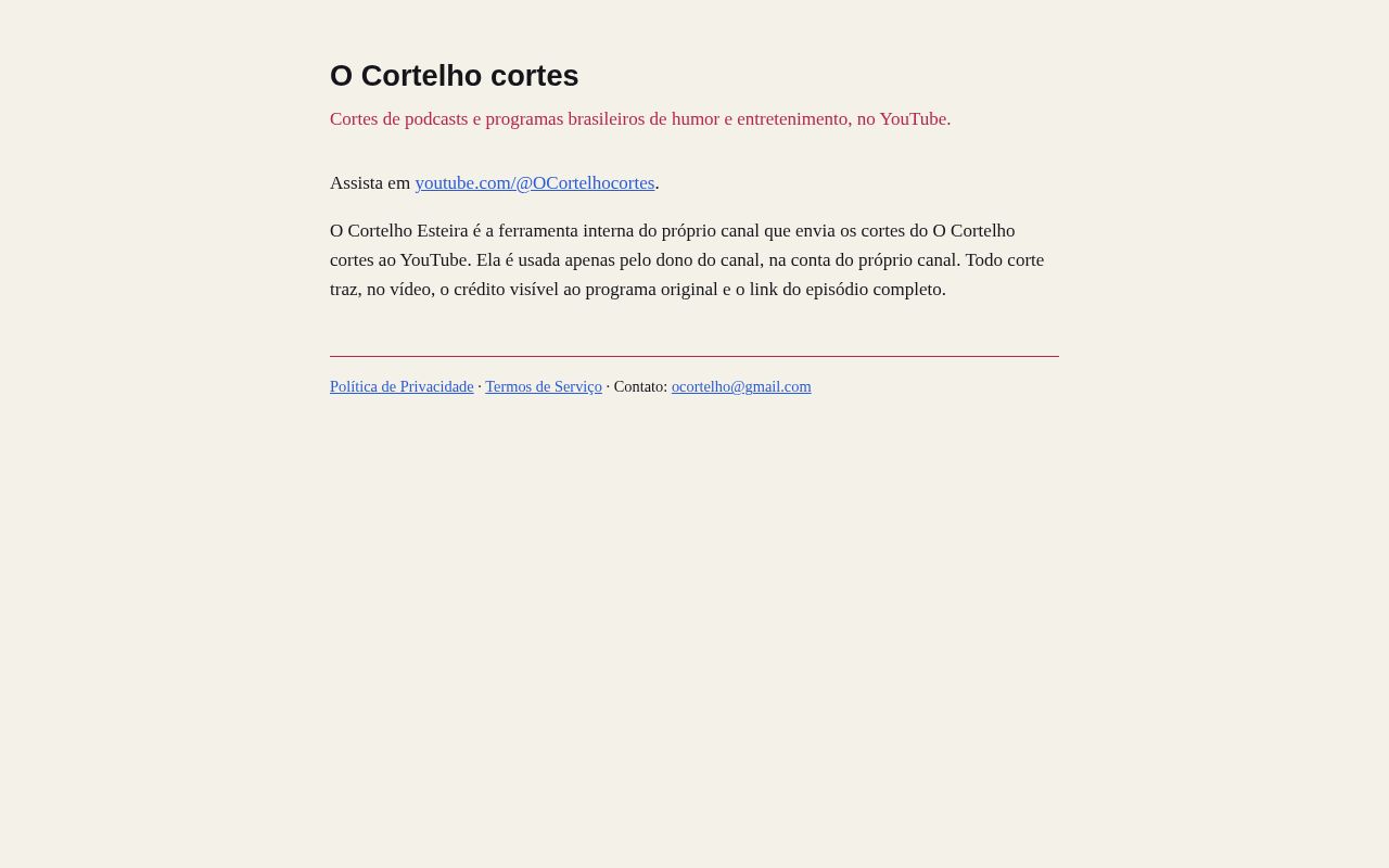 Preview of Cortelho