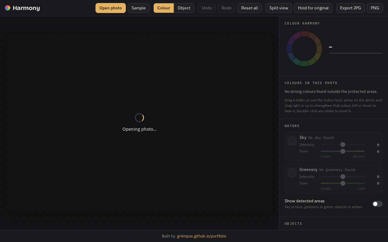 Preview of Harmony Editor