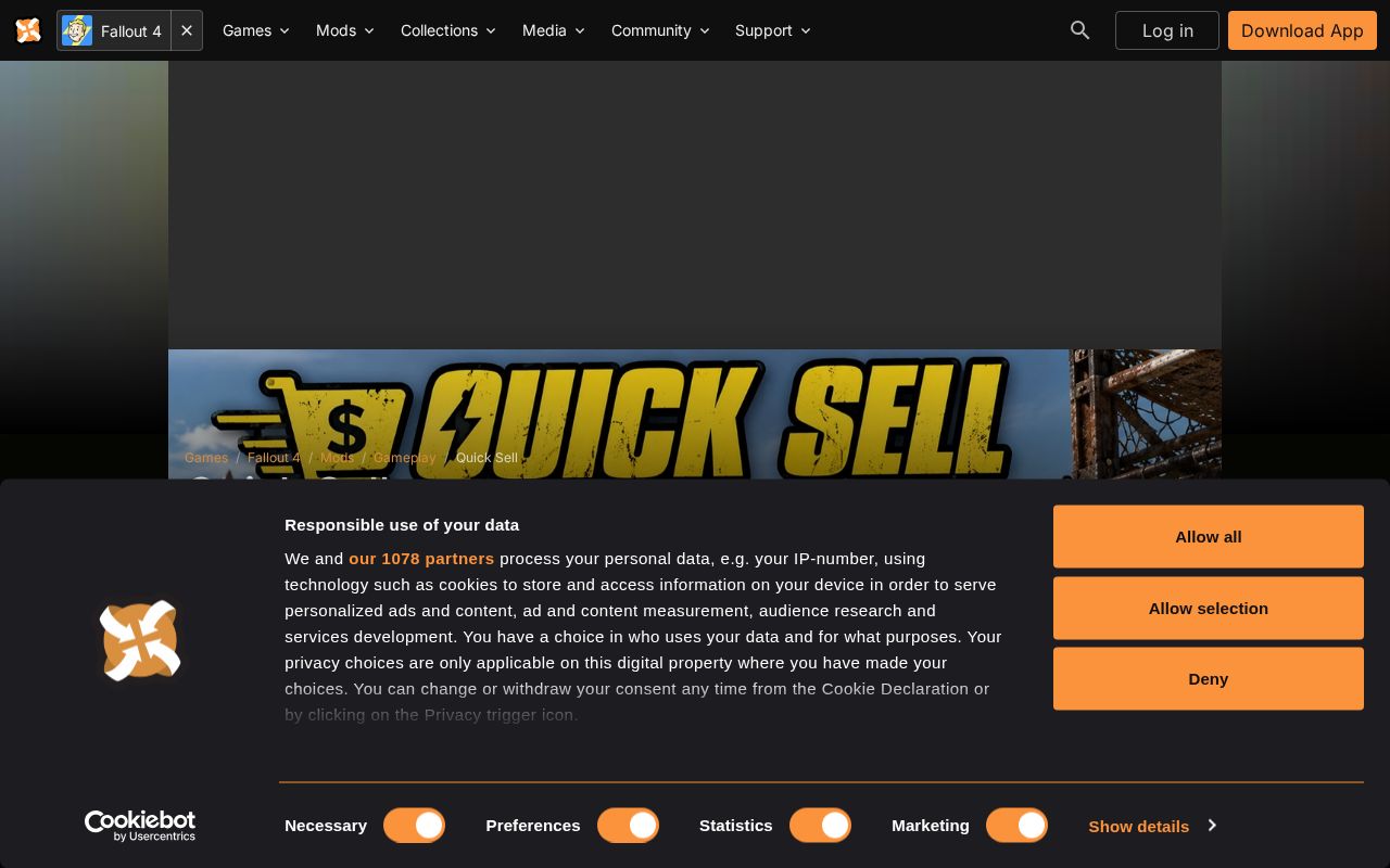 Preview of Fo4 Quicksell