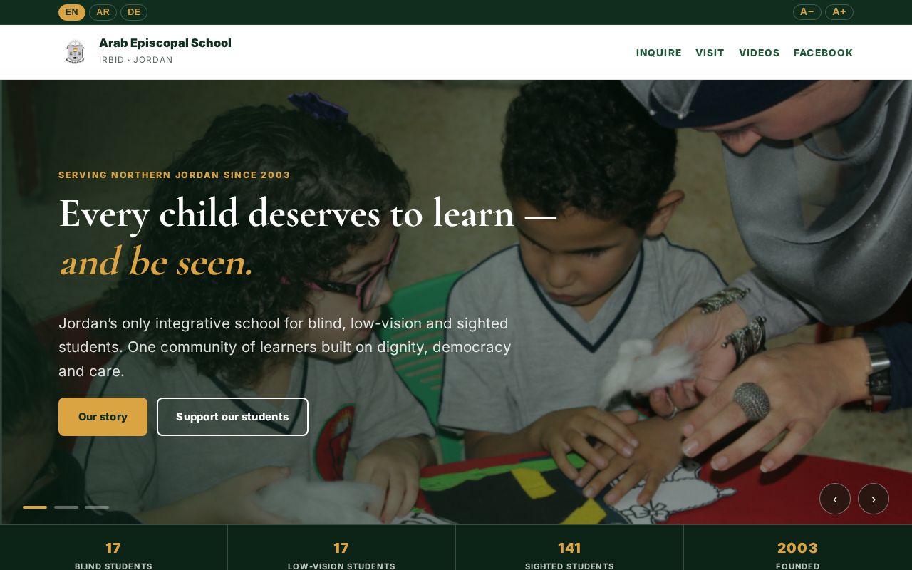 Preview of Aes Website