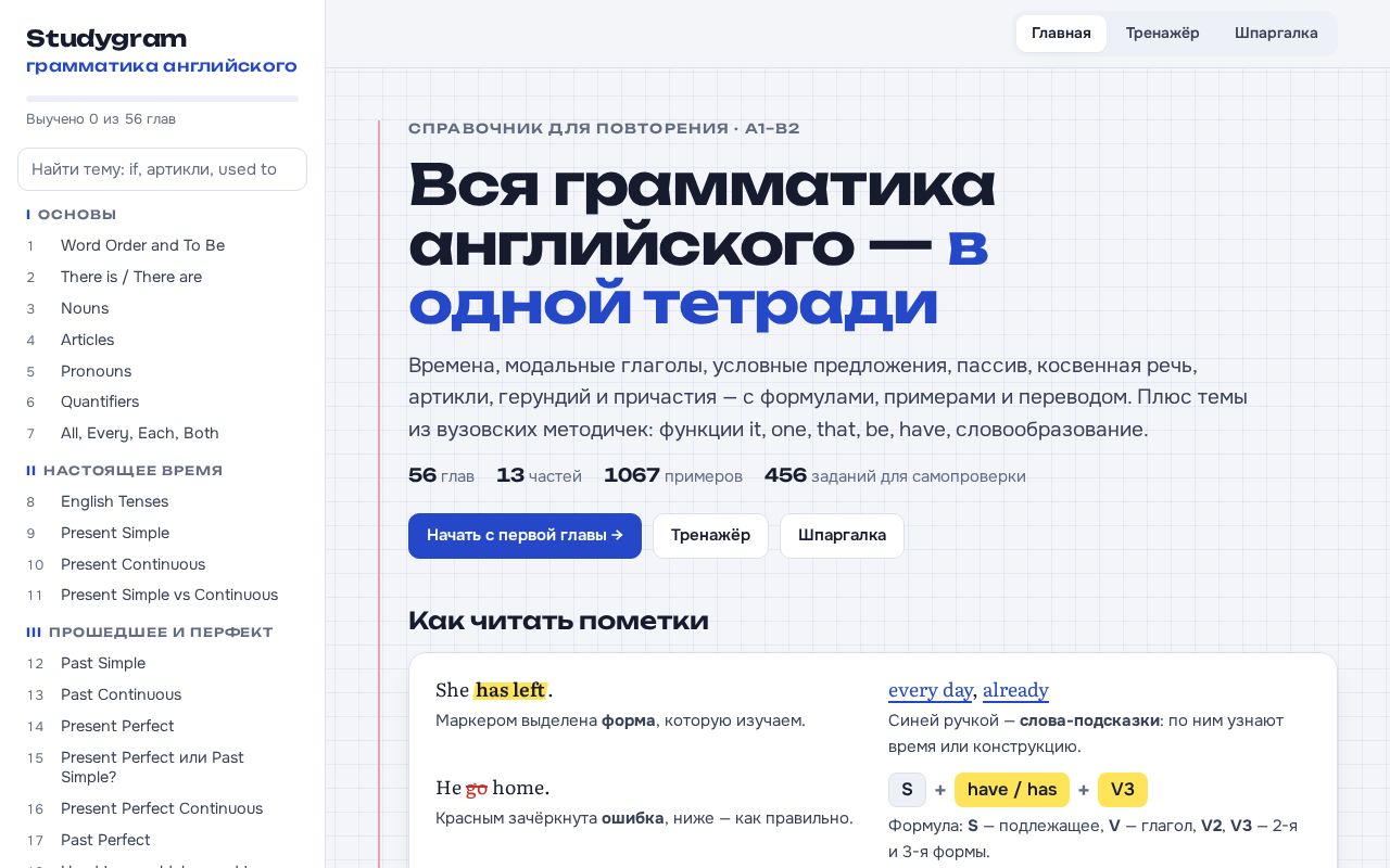Preview of English Studygram
