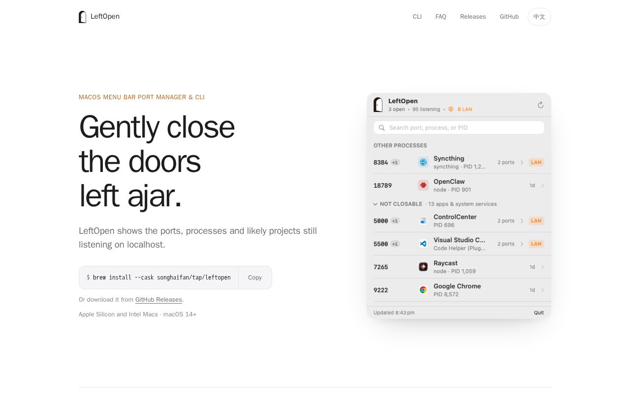 Preview of LeftOpen